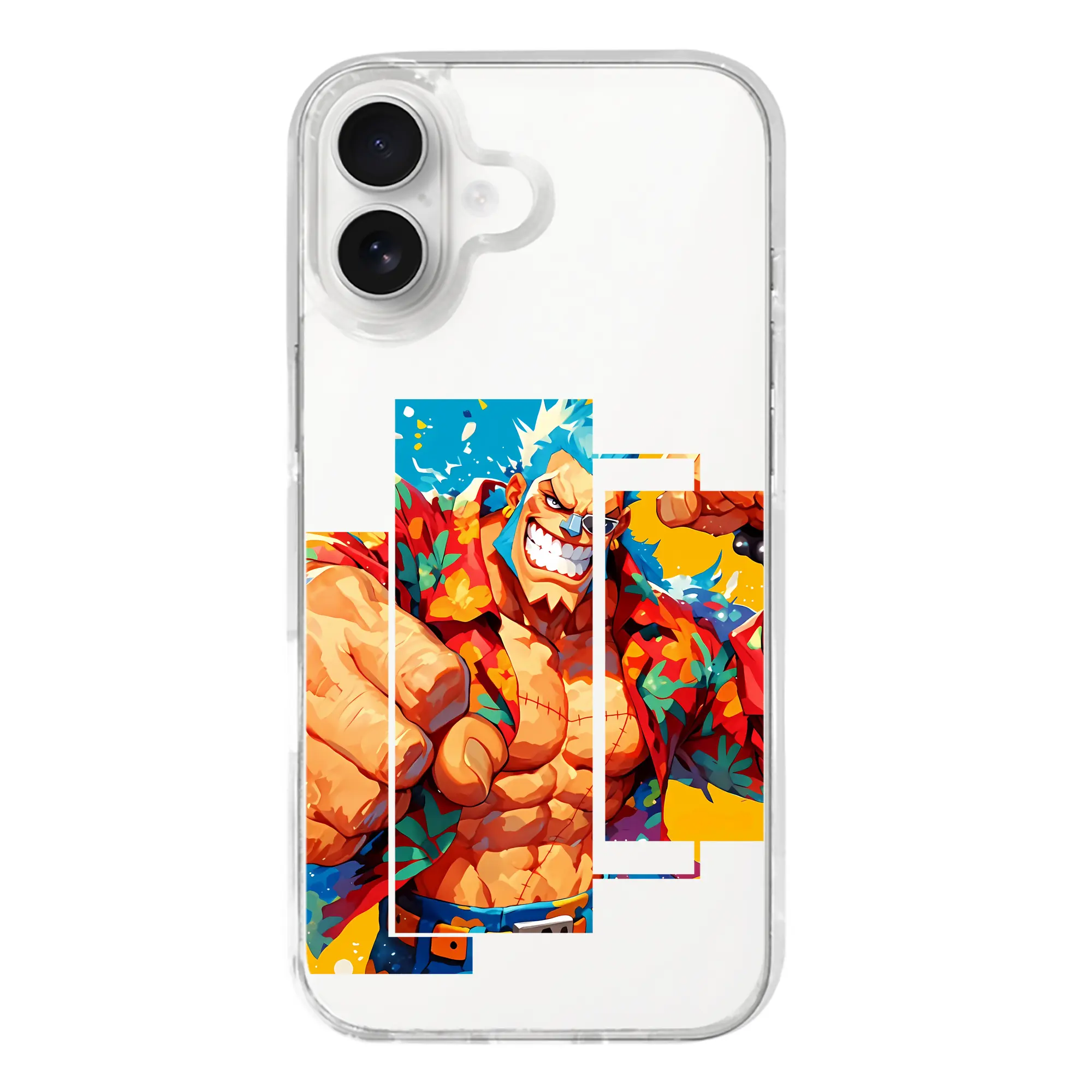 ワンピース グッズ フランキー - iPhone 17シリーズ 透明スマホケース – 薄型・耐衝撃・精密フィット保護カバー